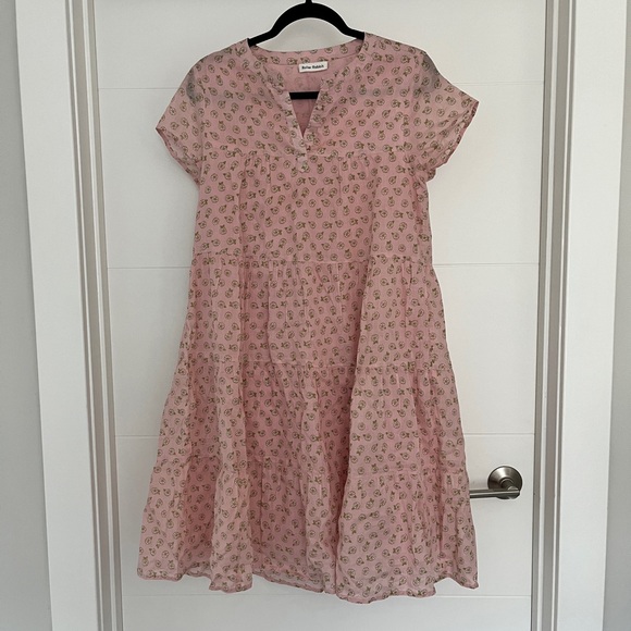 Roberta Roller Rabbit | Dresses | Roller Rabbit Pink Daisy Tiered Dress ...
